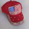 Red US hat with bling