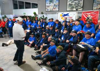 Over 80 veterans return home from Washington D.C. memorial trip